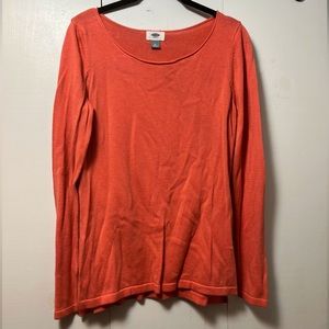 Pink Knit Long Sleeve Top